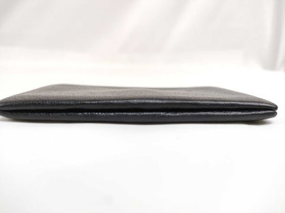 Hermes Card Case Calvi Navy Chevre Silver — view 4