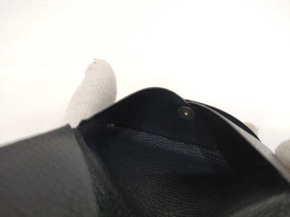 Hermes Card Case Calvi Navy Chevre Silver — view 7