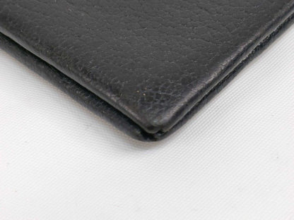 Hermes Card Case Calvi Navy Chevre Silver — view 3