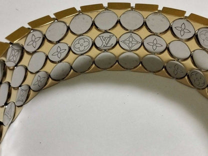 Louis Vuitton Bracelet Futura Gold Silver Metal Monogram — view 7