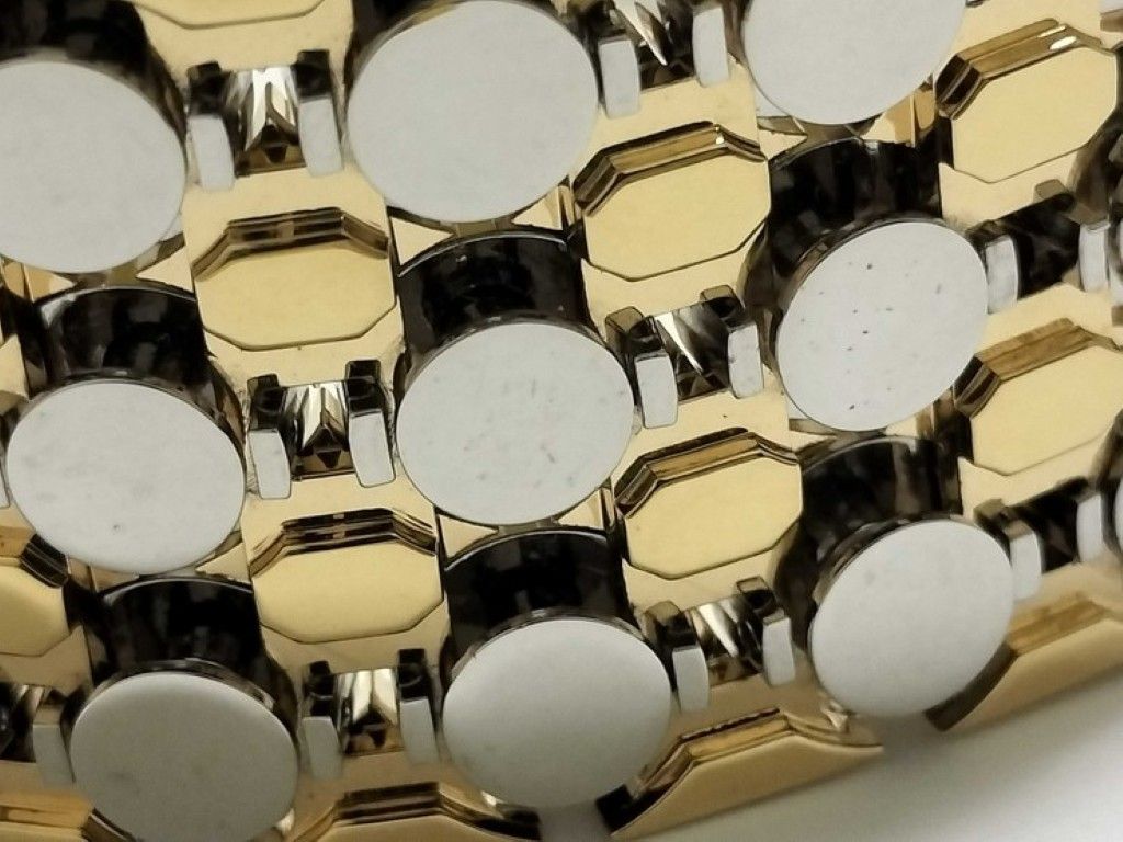 Louis Vuitton Bracelet Futura Gold Silver Metal Monogram — view 8