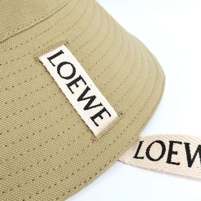 Loewe Fisherman Hat Canvas Sand 58 Beige Logo — view 7