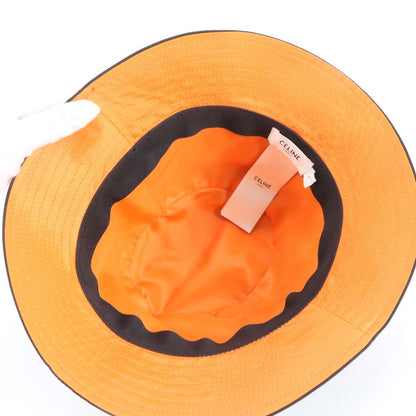 Celine Logo Quilted Bucket Hat Bakeha S Hat Black — view 6