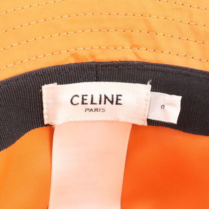 Celine Logo Quilted Bucket Hat Bakeha S Hat Black — view 7