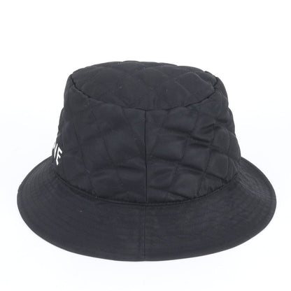 Celine Logo Quilted Bucket Hat Bakeha S Hat Black — view 5