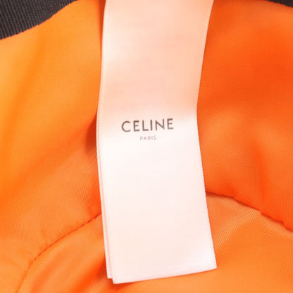 Celine Logo Quilted Bucket Hat Bakeha S Hat Black — view 8