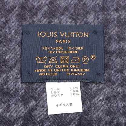 Louis Vuitton Echarpe Pied de Poule Silk Cashmere Blend Scarf — view 3