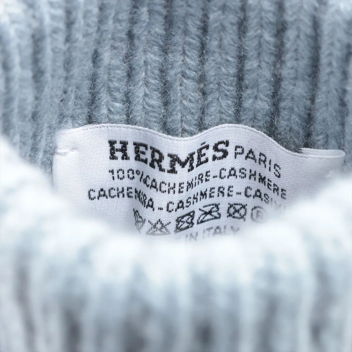 Hermes S Gloves Light Blue — view 3