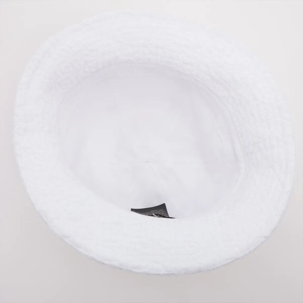 Fendi Logo Bucket Hat Pile L White — view 4