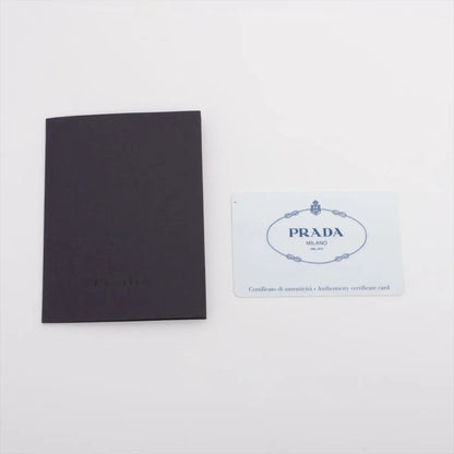 Prada Saffiano Leather Triangle Coin Purse — view 7