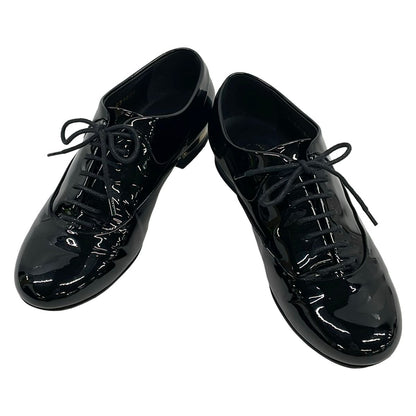 Chanel Shoes 36.5 C Black Pearl CC Logo Leather — view 2