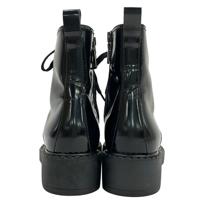 Prada Short Boots 36.5 Black Leather — view 3