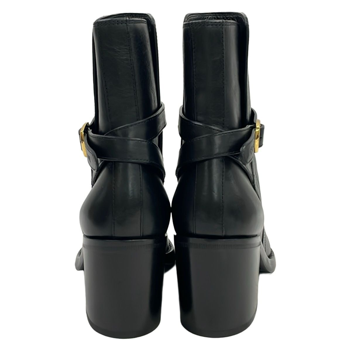Celine Short Boots 36 Black Leather — view 3