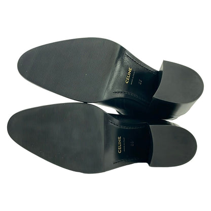 Celine Short Boots 36 Black Leather — view 4
