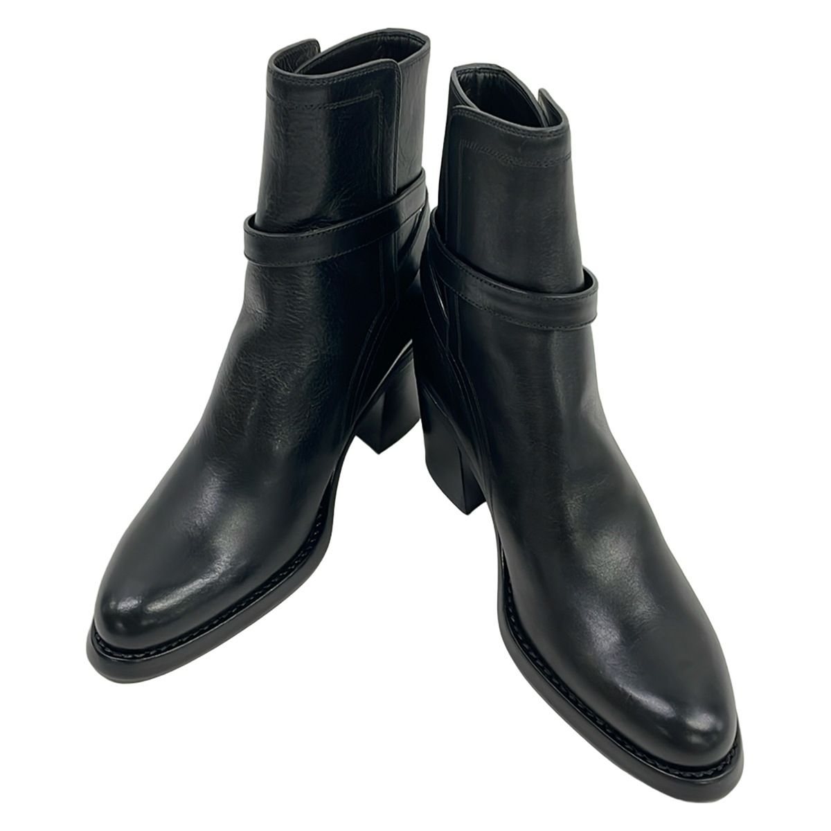 Celine Short Boots 36 Black Leather — view 2