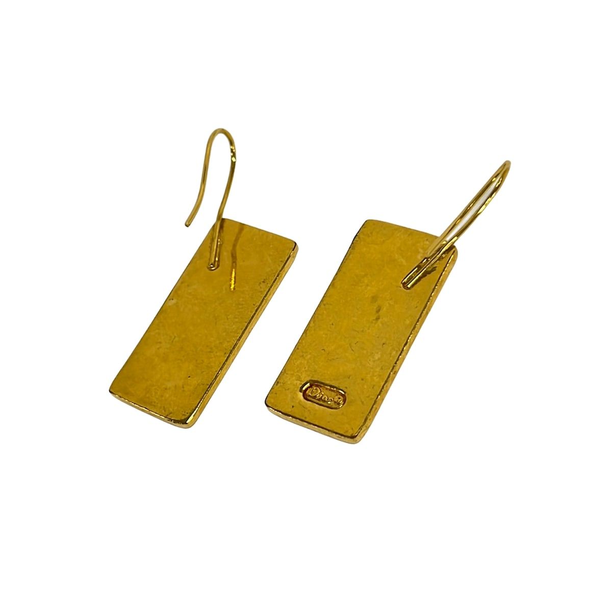 Dior Earrings Gold — view 2