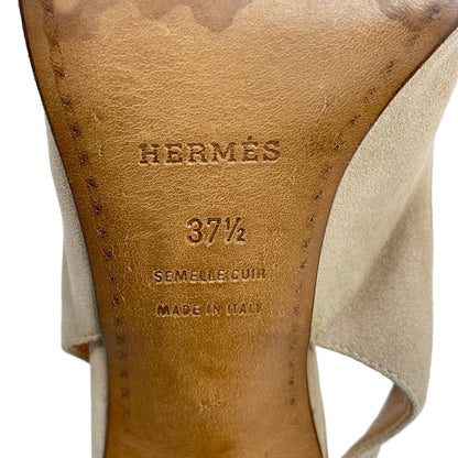 Hermes Sandals 37.5 Beige — view 6
