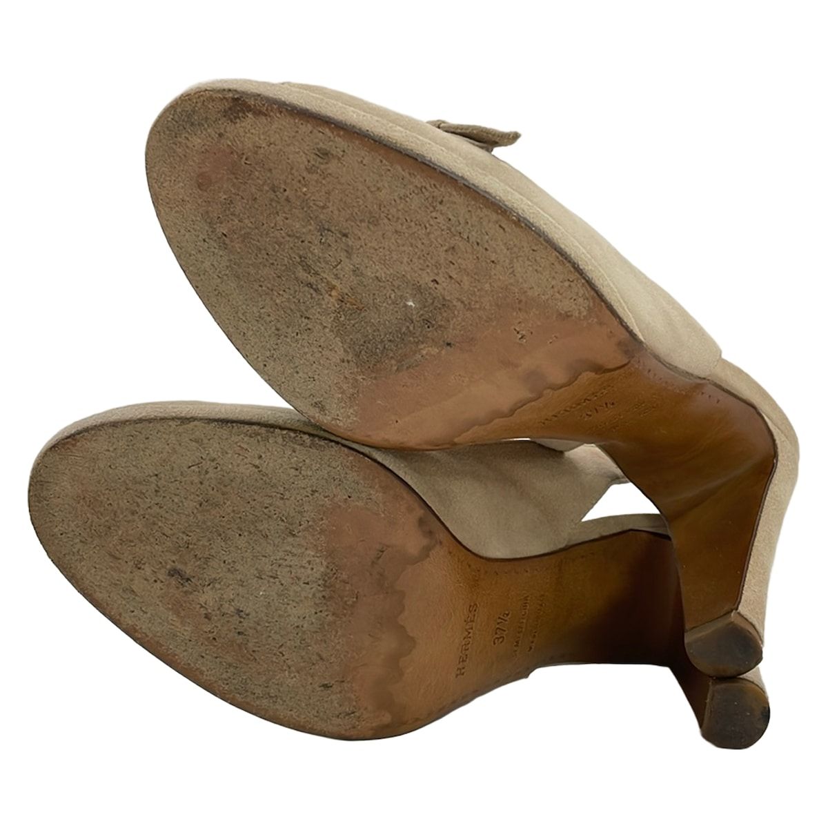 Hermes Sandals 37.5 Beige — view 3