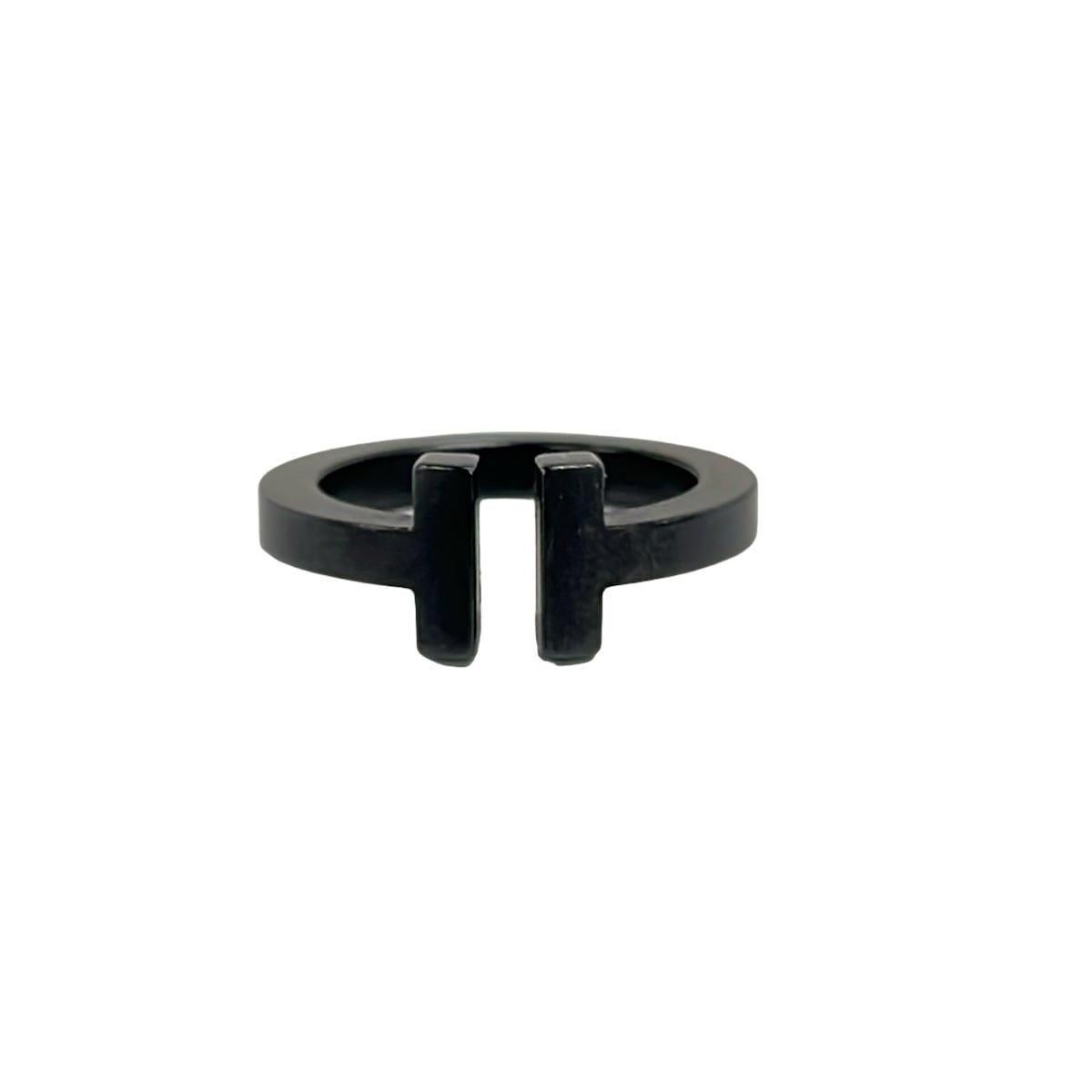 Tiffany & Co Ring T Square Black