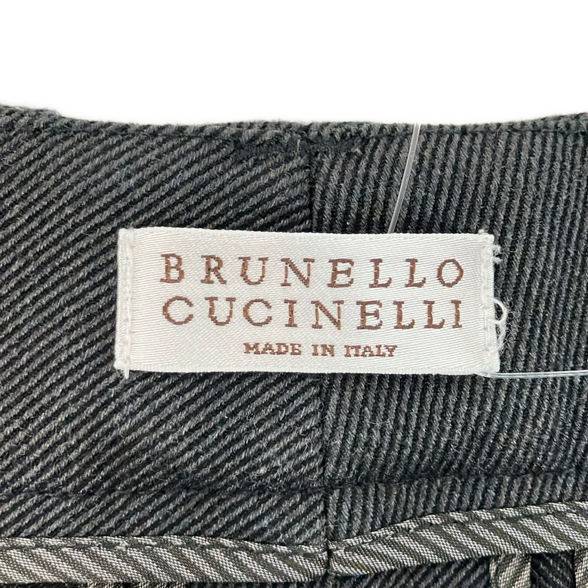 Brunello Cucinelli Pants I 38 Dark Gray Full Length — view 3