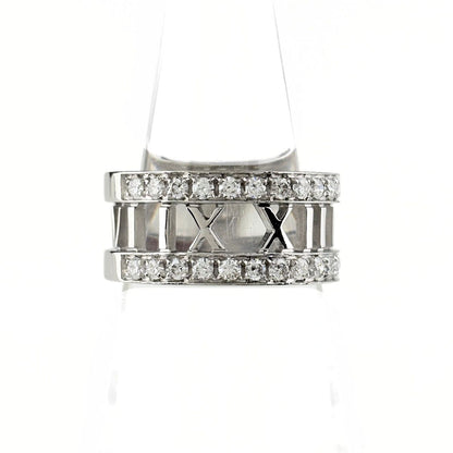 Tiffany & Co Atlas Sling Pave Diamond Ring