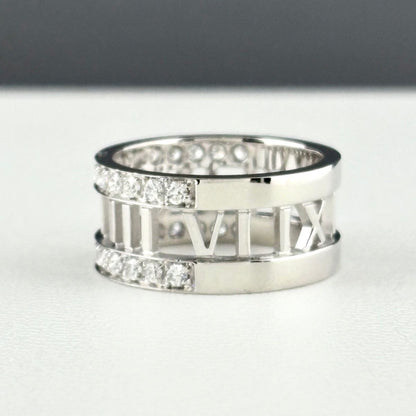 Tiffany & Co Atlas Sling Pave Diamond Ring — view 4