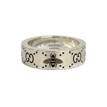 Gucci Ring GG Signature-&b Silver