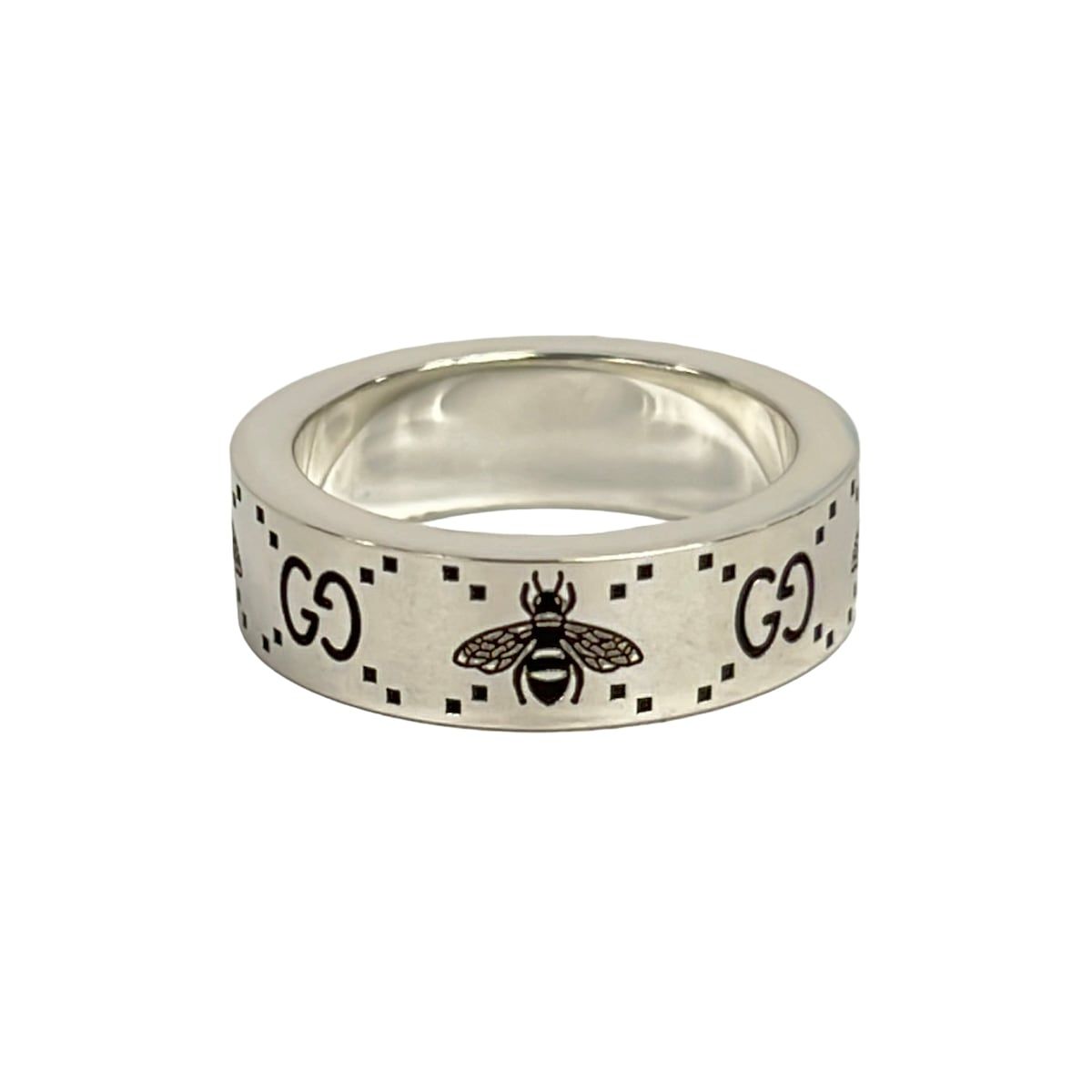Gucci Ring GG Signature-&b Silver — view 3