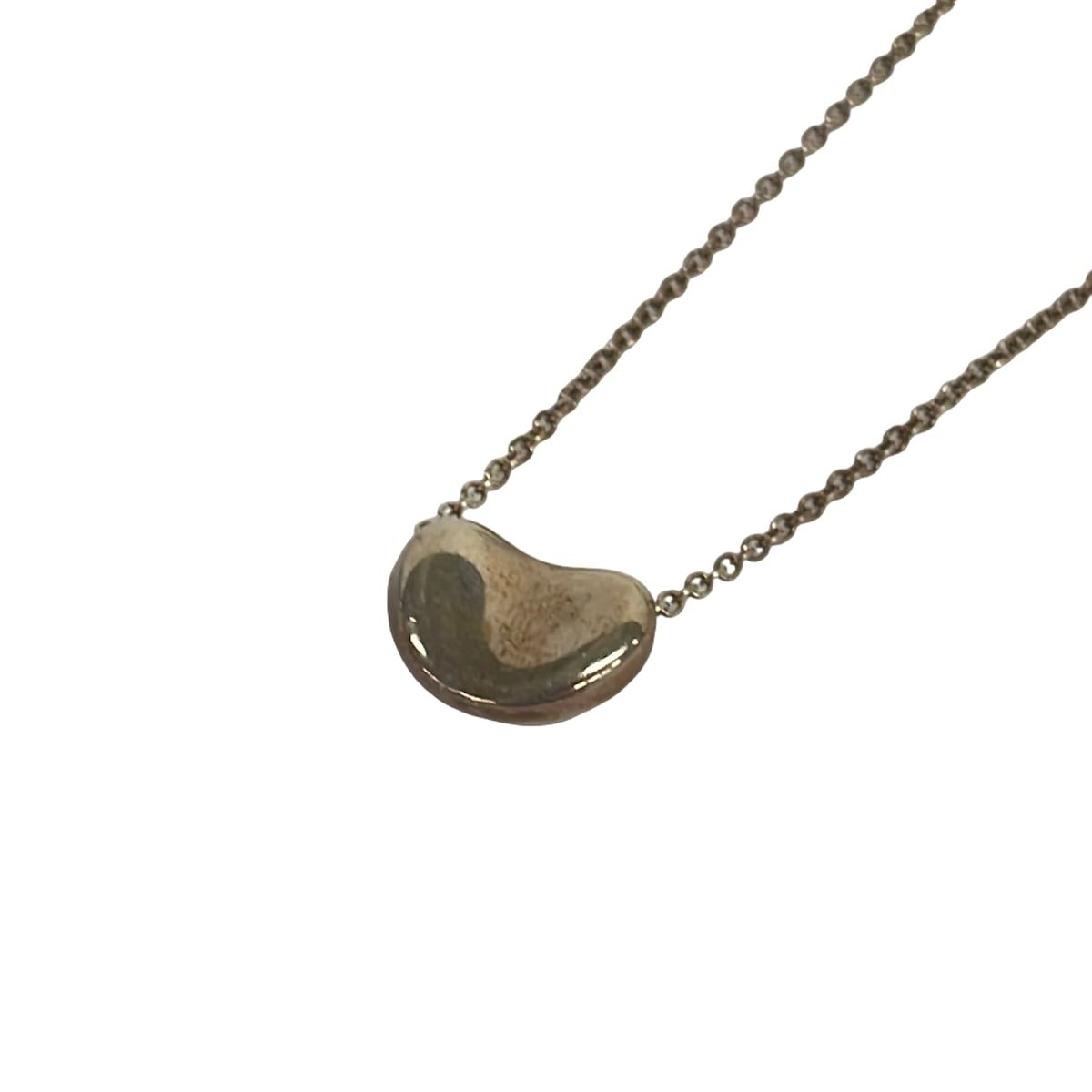 Tiffany & Co Necklace Bean Silver