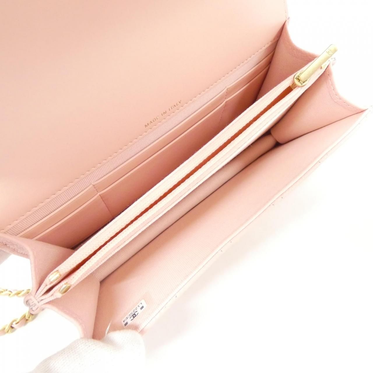 Chanel Chain Clutch Pink — view 5