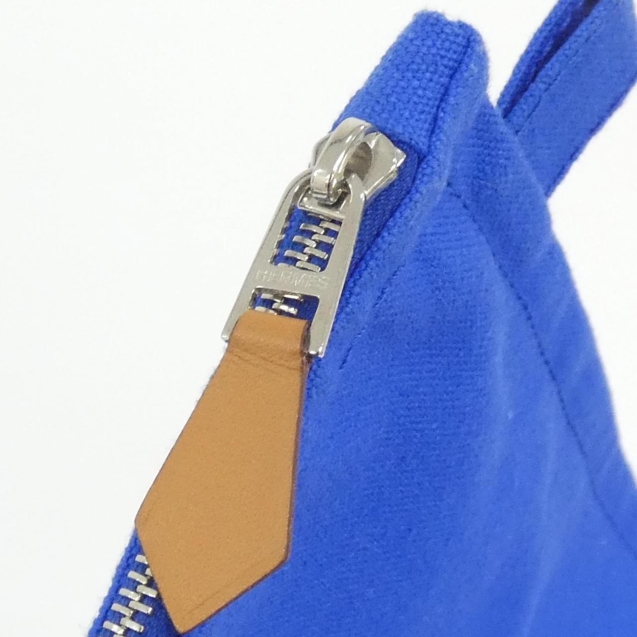 Hermes Flat Pouch Blue — view 6