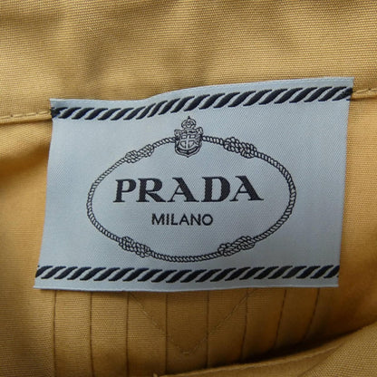 Prada Cropped Poplin Jacket Triangle Logo — view 4