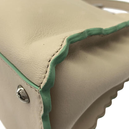 Fendi Peekaboo Bag Handbag Silver — view 3