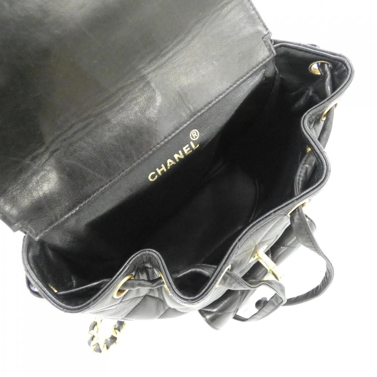 Chanel Vintage Backpack Black — view 9