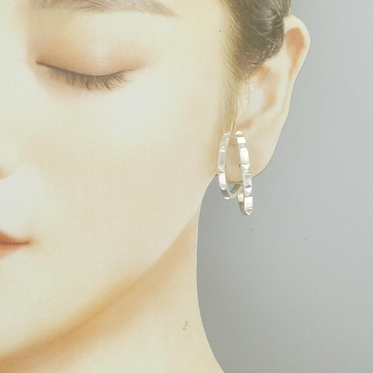 Hermes Clou de Ash Earrings — view 4