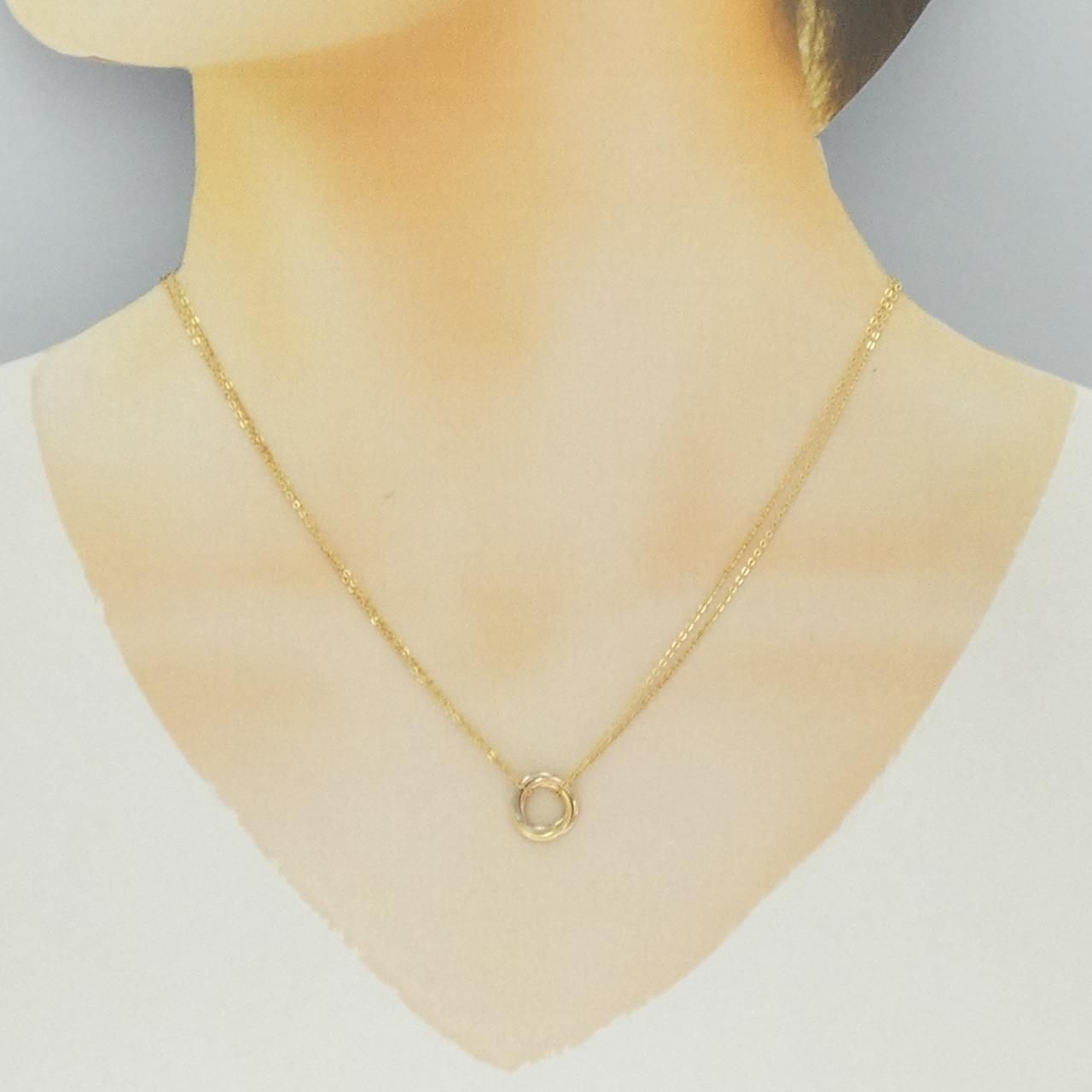 Cartier Trinity Necklace Gold — view 5