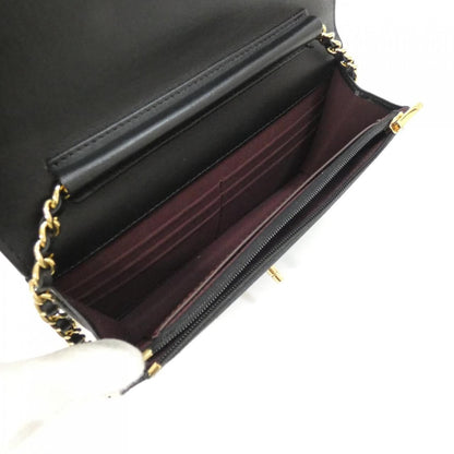 Chanel Chain Shoulder Bag Black — view 9