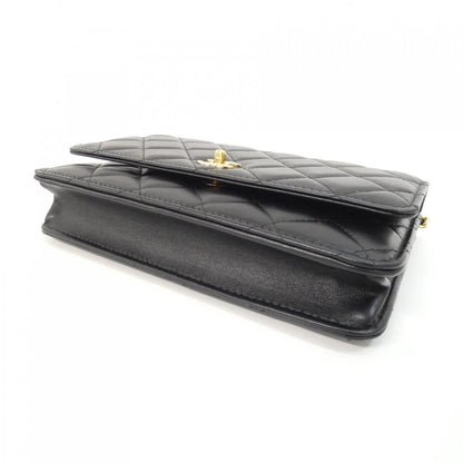 Chanel Chain Shoulder Bag Black — view 3