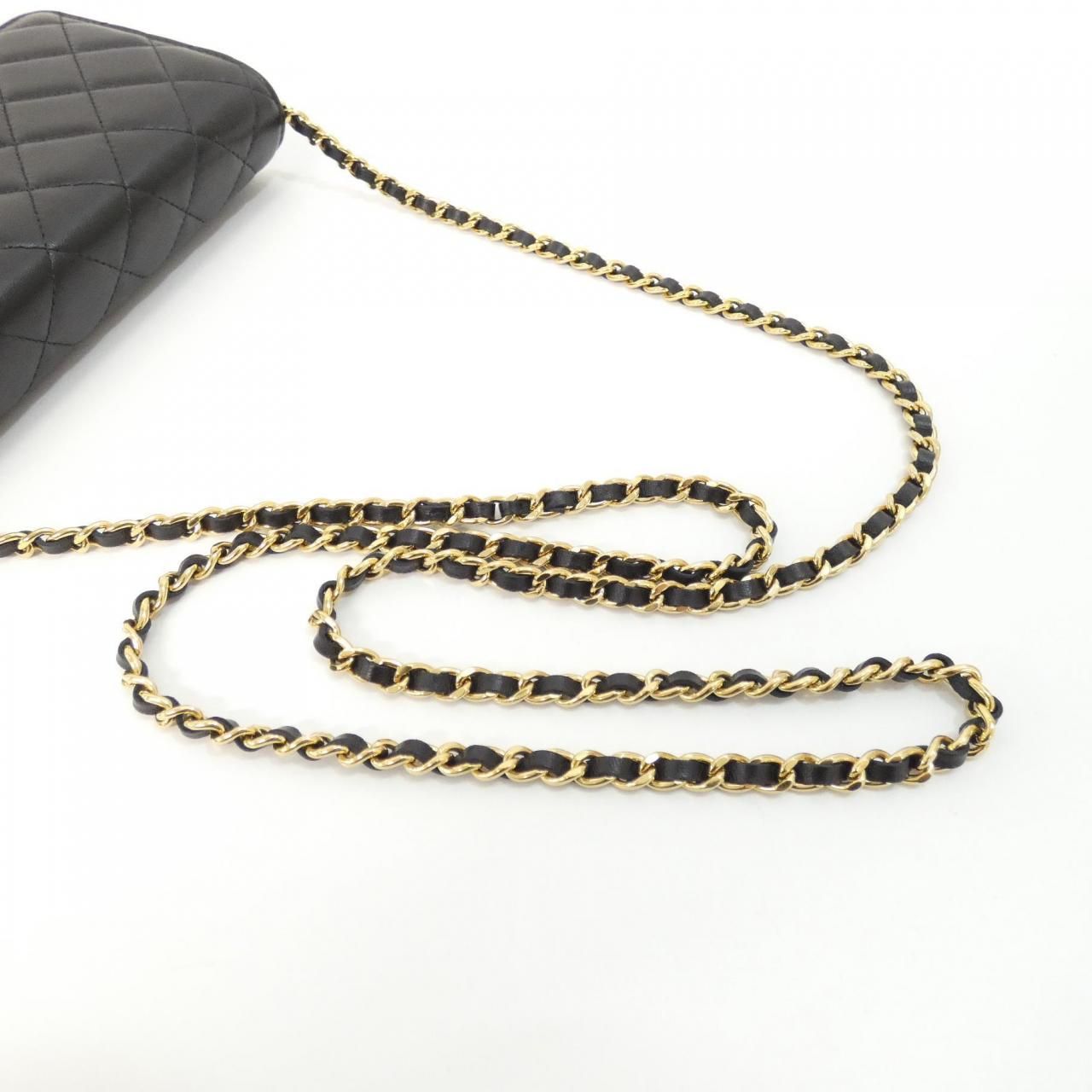 Chanel Chain Shoulder Bag Black — view 6