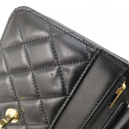 Chanel Chain Shoulder Bag Black — view 8