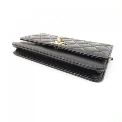 Chanel Chain Shoulder Bag Black — view 3