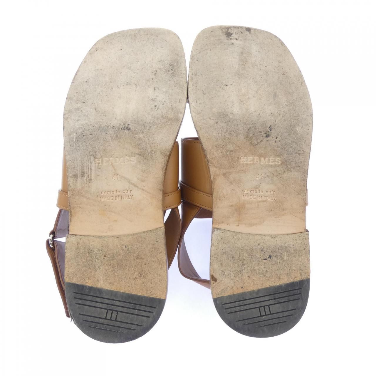 Hermes Sandals Brown — view 4