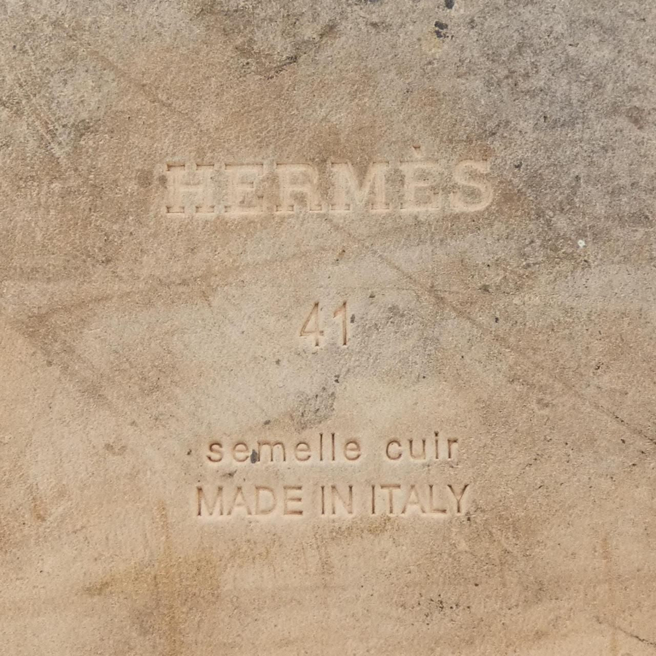 Hermes Sandals Brown — view 6