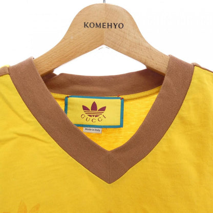 Gucci Adidas T-Shirt Yellow — view 5