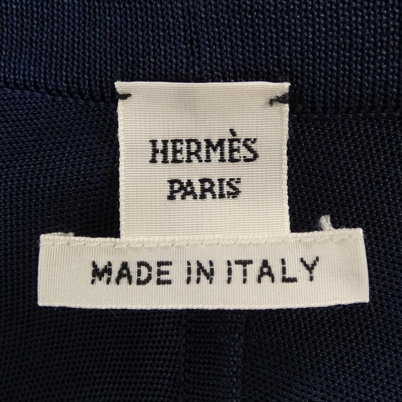 Hermes Long Cardigan Navy — view 5