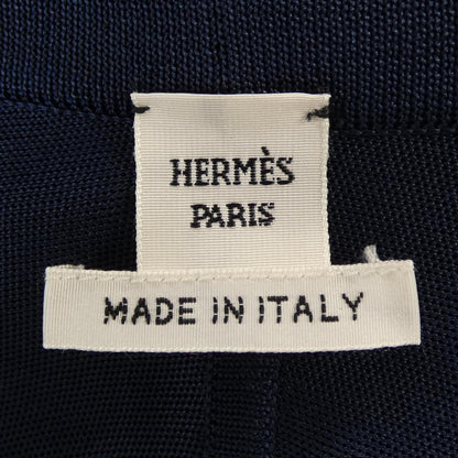 Hermes Long Cardigan Navy — view 5