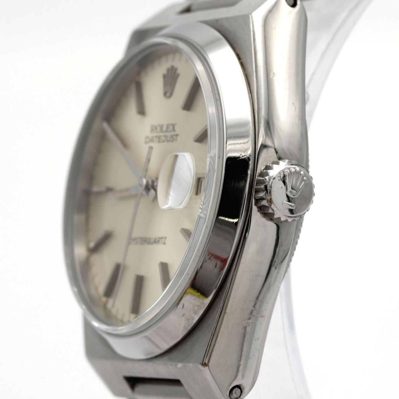 Rolex Oyster Quartz SS Watch — view 3