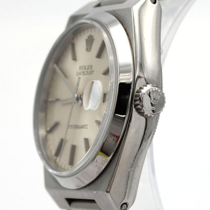 Rolex Oyster Quartz SS Watch — view 3