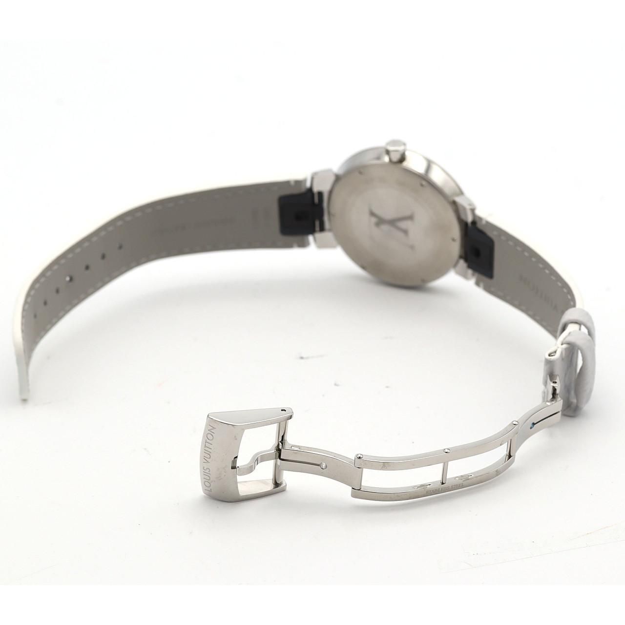 Louis Vuitton Tambour Slim SS Quartz Watch — view 7