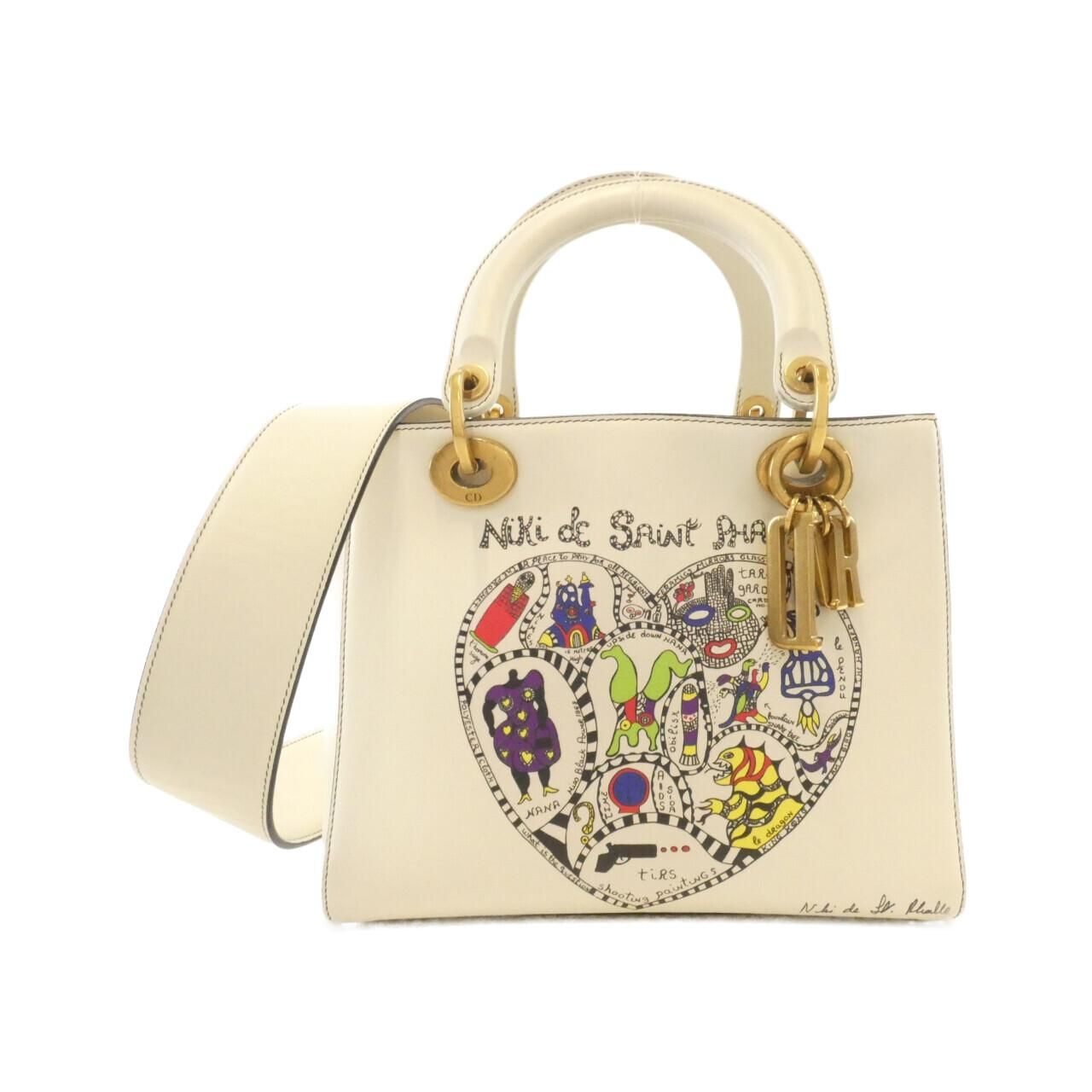 Dior Lady Bag Handbag White